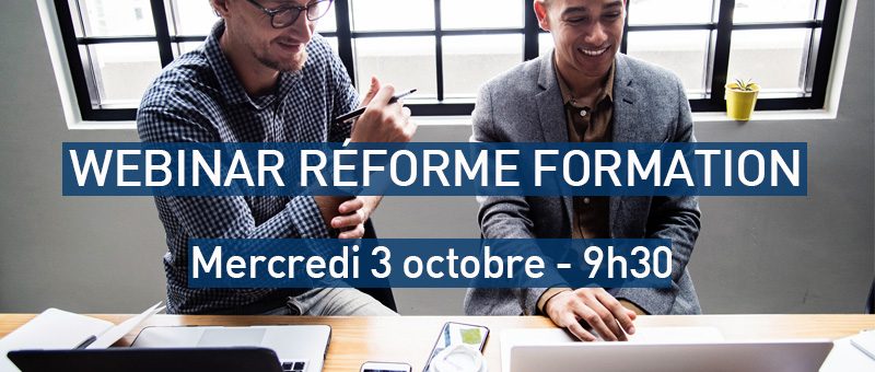 webinar spécial réforme de la formation